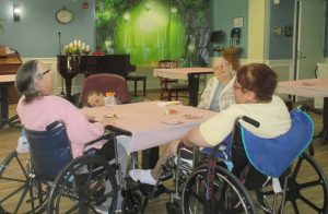 Chocolate Fountain During National Nursing Home Week 2026