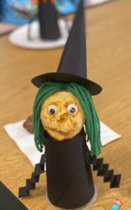 Making Apple Witches with Old Brick Playhouse
